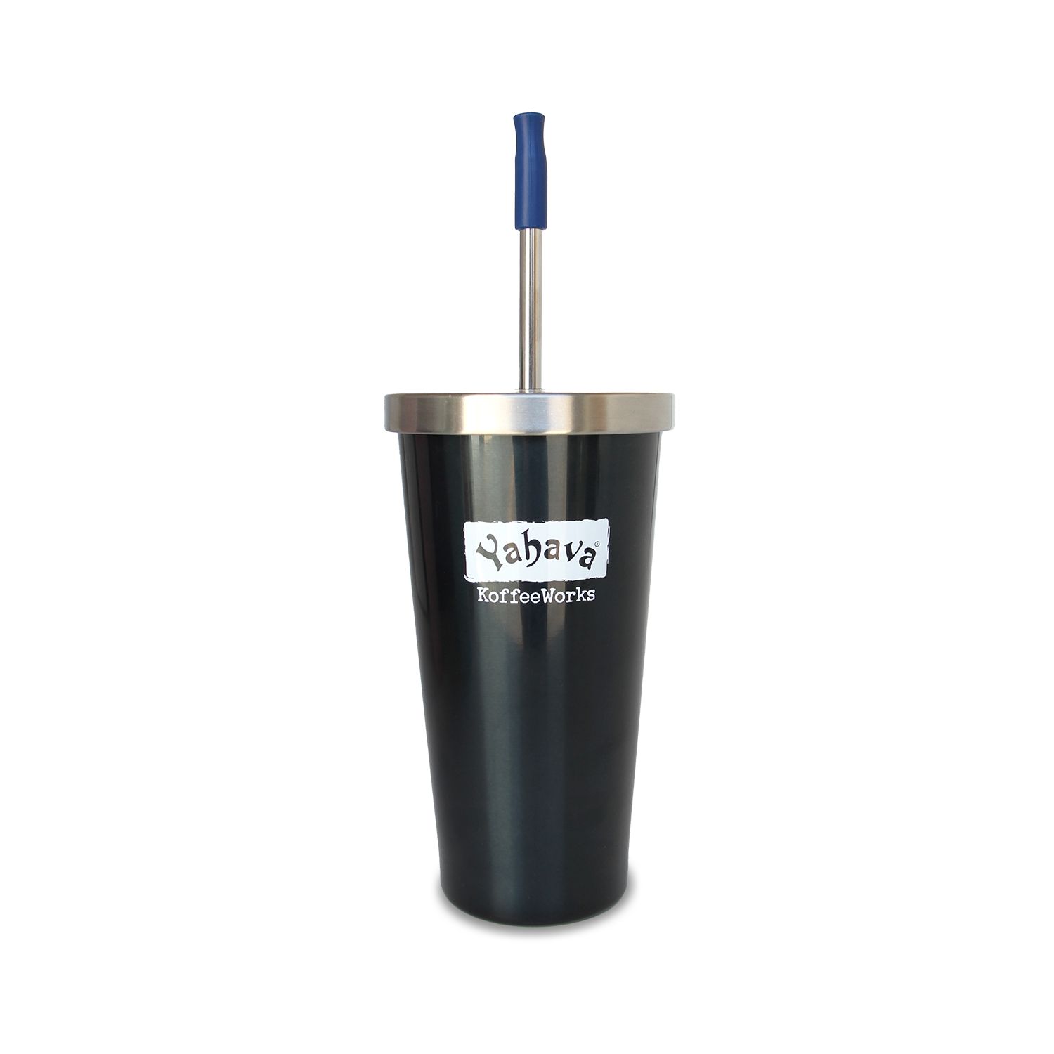 Yahava Dark Blue Iced Drink Travel Cups - Tumbler