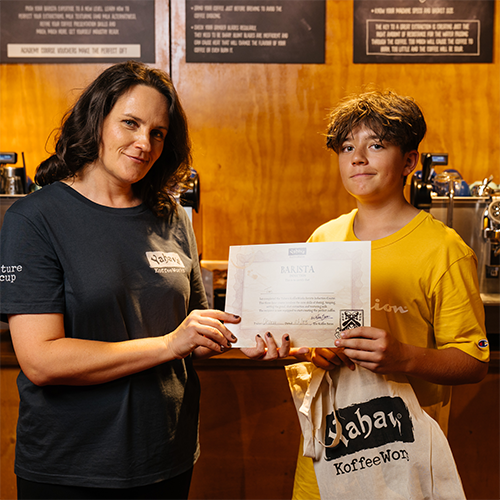 Yahava KofffeWorks Coffee Academy Student Barista Course Swan Valley and Vasse
