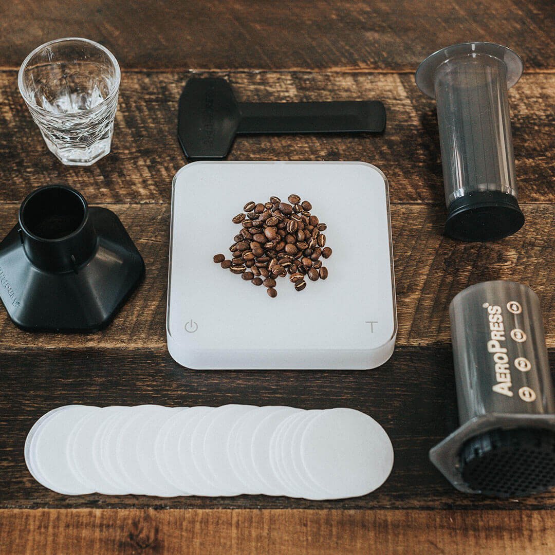Aeropress coffee equipment available to shop through Yahava both online or in store