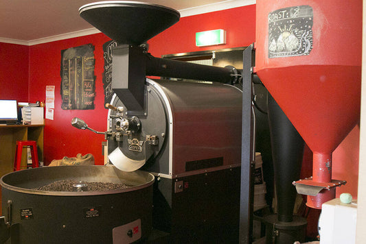 Perth's best coffee being roasted at Yahava