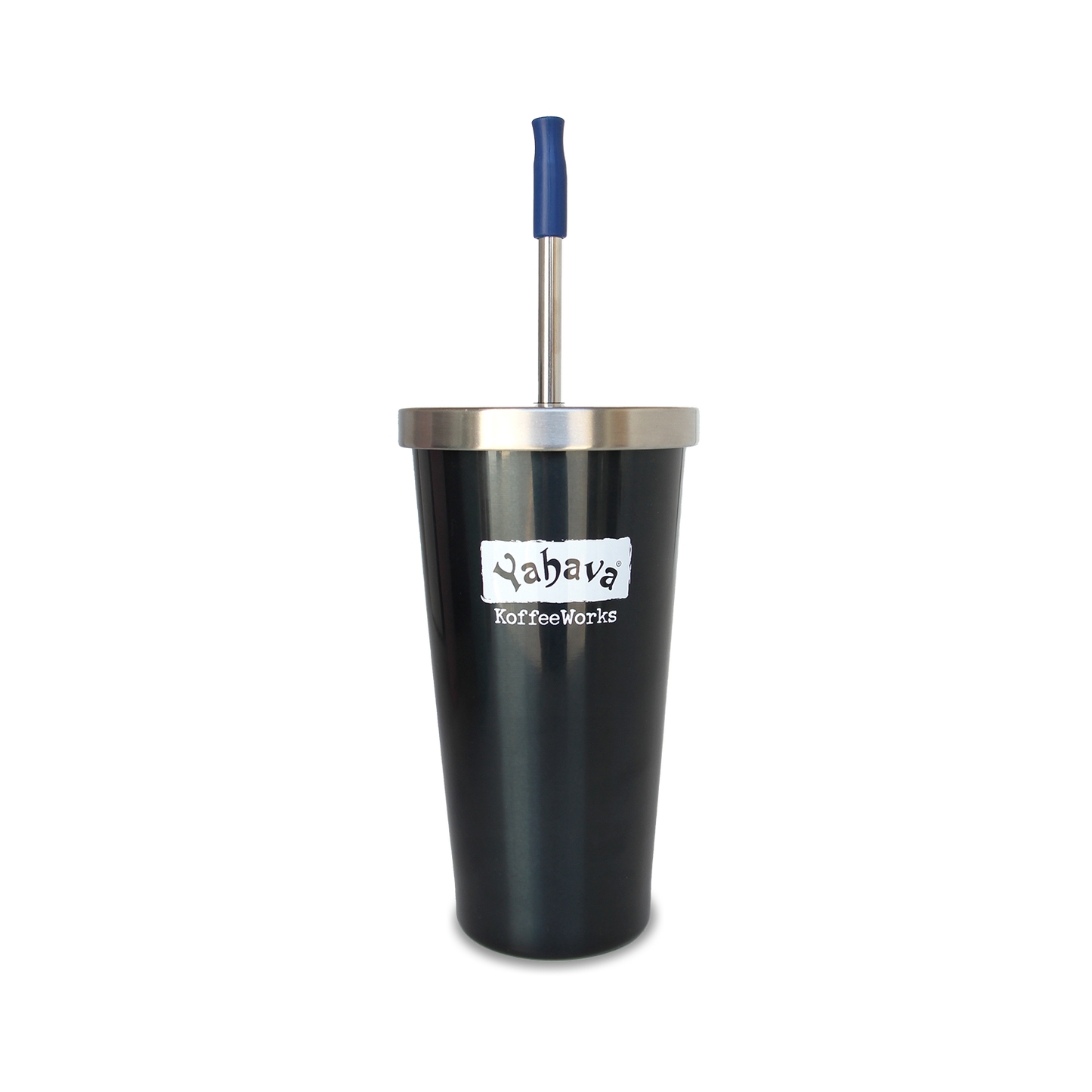 Yahava Dark Blue Iced Drink Travel Cups - Tumbler