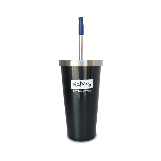 Yahava Dark Blue Iced Drink Travel Cups - Tumbler