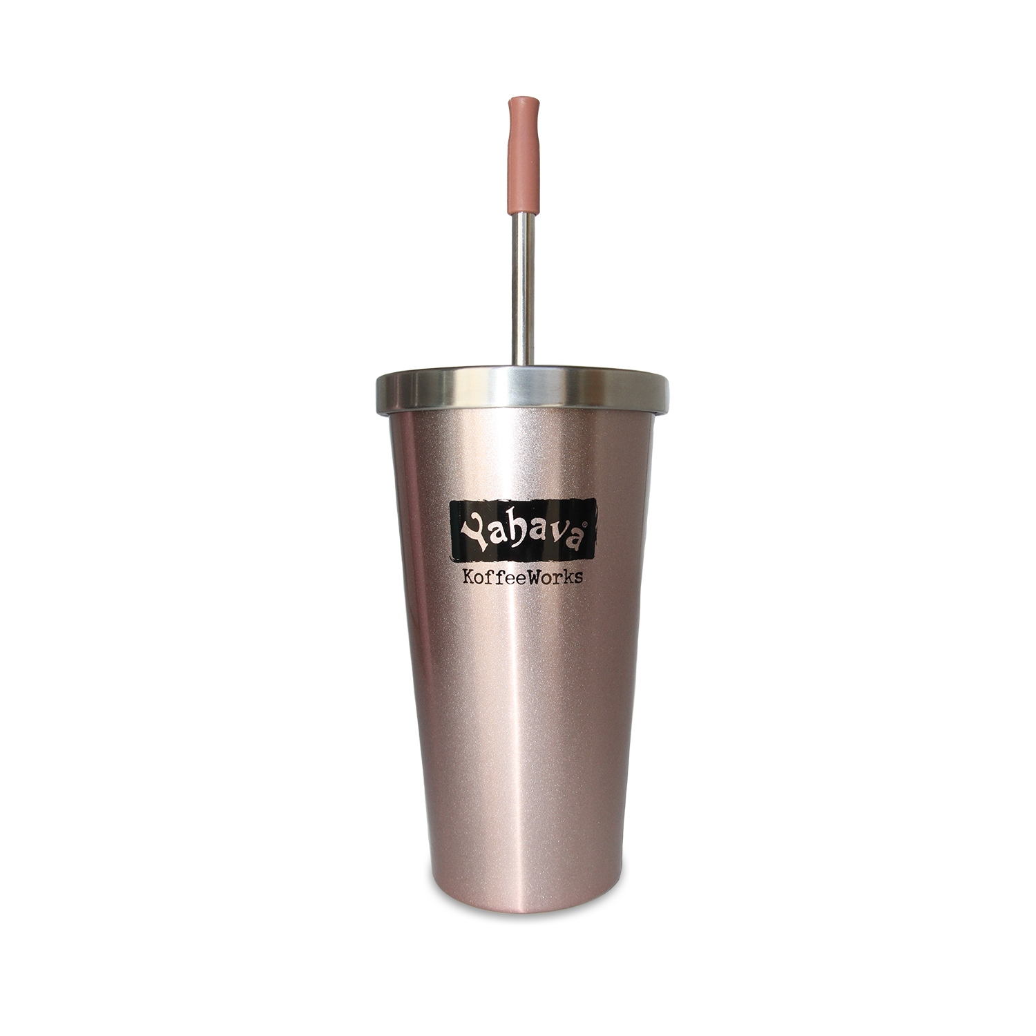 Yahava Rose Gold Iced Drink Travel Cups - Tumbler
