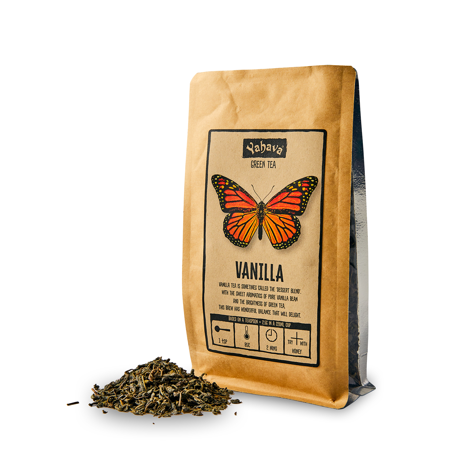 Tea - Vanilla Green Loose Leaf Tea - Yahava KoffeeWorks - Western Australia - Margaret River Swan Valley