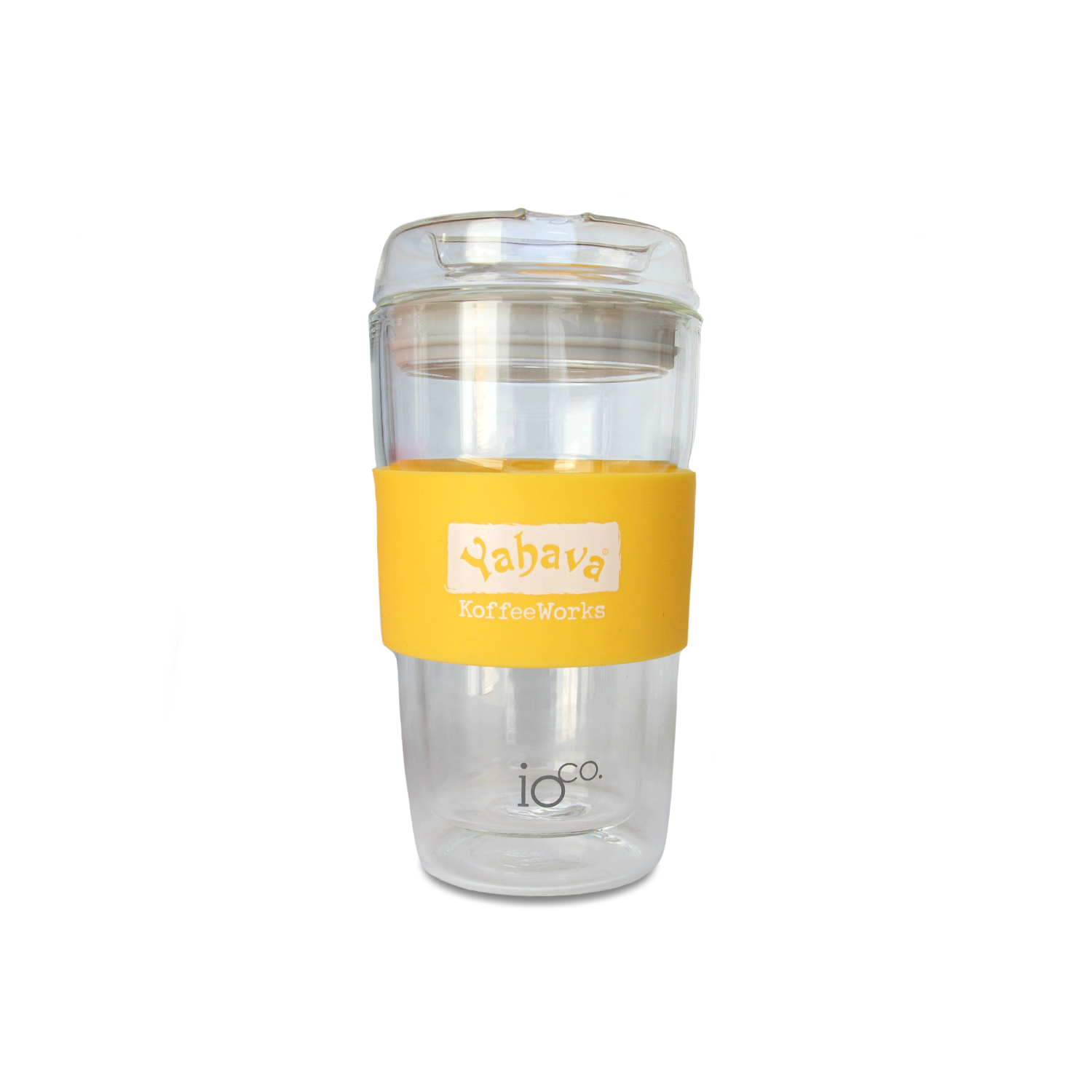 IOCO Yahava Coffee Travel Mug - Reusable Cup - Keep Cup - Yellow