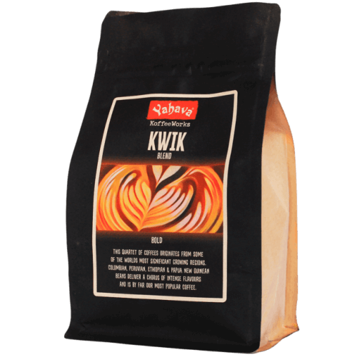 Shop Yahava's delicious Kwik coffee blend online across Australia or in a Perth Koffeeworks